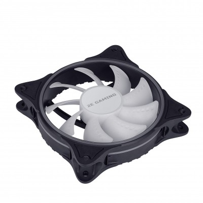 Корпусний вентилятор 2E GAMING F120OI-ARGB, 120мм, 1200rpm, 3pin, 3pin +5VARGB, 25.3dBa, чорний