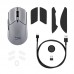 Миша HyperX Pulsefire Haste 2 Pro, RGB, USB-A/WL/BT, сірий