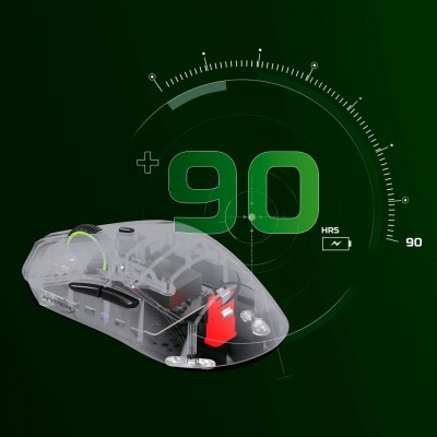 Миша HyperX Pulsefire Haste 2 Pro, RGB, USB-A/WL/BT, сірий