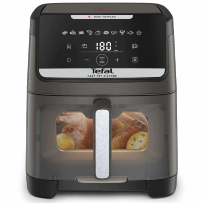 Мультипіч Tefal Easy Fry Silence XXL, 1800Вт, чаша-7, сенсорне керув., 10 програм, з віконцем, пластик, темно-сірий
