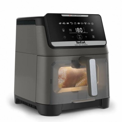 Мультипіч Tefal Easy Fry Silence XXL, 1800Вт, чаша-7, сенсорне керув., 10 програм, з віконцем, пластик, темно-сірий Мультипіч Tefal Easy Fry Silence XXL, 1800Вт, чаша-7, сенсорне керув., 10 програм, з віконцем, пластик, темно-сірий