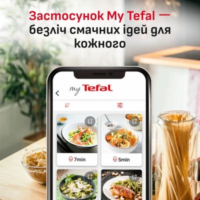 Мультипіч Tefal Easy Fry Silence XXL, 1800Вт, чаша-7, сенсорне керув., 10 програм, з віконцем, пластик, темно-сірий Мультипіч Tefal Easy Fry Silence XXL, 1800Вт, чаша-7, сенсорне керув., 10 програм, з віконцем, пластик, темно-сірий
