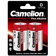 Батарейка Camelion D LR20/2BL Plus Alkaline (LR20-BP2) Батарейка Camelion D LR20/2BL Plus Alkaline (LR20-BP2)