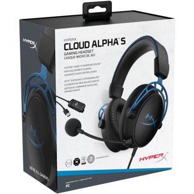 Наушники HyperX Cloud Alpha S 7.1 (HX-HSCAS-BL/WW)