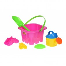 Набір для гри з піском Same Toy 6 шт рожевий HY-1142WUt-2