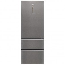 Холодильник Haier багатодверний, 200.6x70х67.5, холод.відд.-343л, мороз.відд.-140л, 3дв., А++, NF, інв., дисплей, зона нульова, нерж