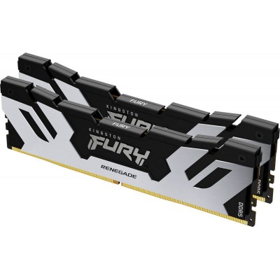 Пам'ять ПК Kingston DDR5 32GB KIT (16GBx2) 7200 FURY Renegade XMP Срібний