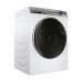 Пральна машина Haier фронтальна, 12кг, 1400, A+++, 60см, дисплей, пара, інвертор, люк чорний, прямий привід, білий