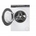 Пральна машина Haier фронтальна, 12кг, 1400, A+++, 60см, дисплей, пара, інвертор, люк чорний, прямий привід, білий