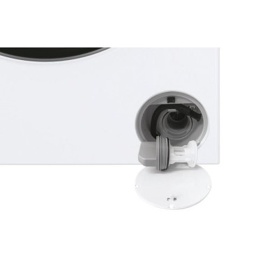 Пральна машина Haier фронтальна, 12кг, 1400, A+++, 60см, дисплей, пара, інвертор, люк чорний, прямий привід, білий