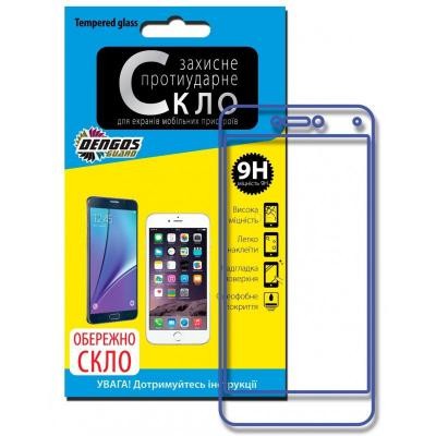 Скло захисне DENGOS для Xiaomi Redmi 4/4 Pro white wiht frame (TGR - 09)