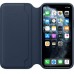 Чохол до моб. телефона Apple iPhone 11 Pro Leather Folio - Deep Sea Blue (MY1L2ZM/A)