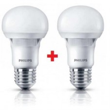 Лампочка PHILIPS LEDBulb E27 5-40W 230V 3000K A60 Essential (1+1) (8717943885329)