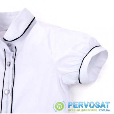 Блузка A-Yugi с коротким рукавом (1576-128G-white)
