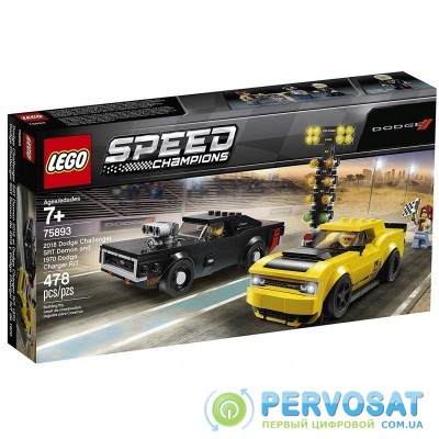 LEGO Конструктор Speed Champions Автомобили Dodge 75893