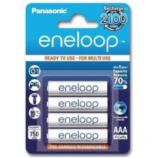Акумулятор PANASONIC Eneloop AAA 750mAh NI-MH * 4 (BK-4MCCE/4BE) Акумулятор PANASONIC Eneloop AAA 750mAh NI-MH * 4 (BK-4MCCE/4BE)