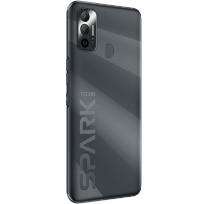 Мобільний телефон Tecno KF6n (Spark 7 4/128Gb) Black (4895180766428)