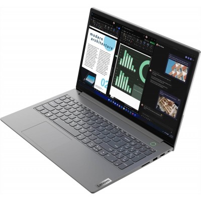 Ноутбук Lenovo ThinkBook 15-G4 15.6" FHD IPS AG, Intel i7-1255U, 16GB, F512GB, UMA, DOS, сірий