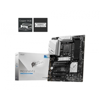 Материнcька плата MSI PRO B760-P II s1700 B760 4xDDR5 M.2 HDMI DP ATX