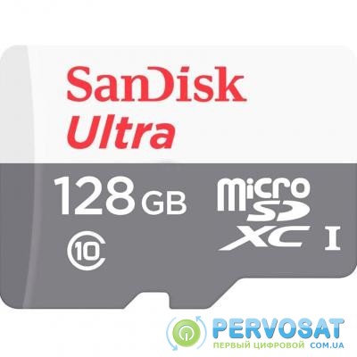 Карта памяти SANDISK 128GB microSD class 10 Ultra Light (SDSQUNR-128G-GN6MN)