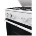 Плита Gorenje комбінована, 68л, 50x60см, емальовані реш, з кришкою, білий