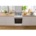 Плита Gorenje комбінована, 68л, 50x60см, емальовані реш, з кришкою, білий