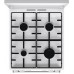 Плита Gorenje комбінована, 68л, 50x60см, емальовані реш, з кришкою, білий