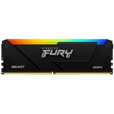 Пам'ять ПК Kingston DDR4 32GB KIT (16GBx2) 3200 FURY Beast RGB Пам'ять ПК Kingston DDR4 32GB KIT (16GBx2) 3200 FURY Beast RGB