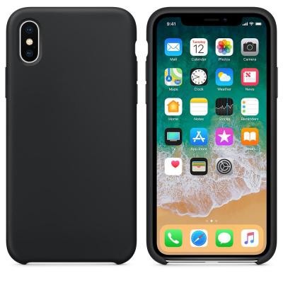 Чохол до моб. телефона Laudtec для iPhone X/XS liquid case (black) (LT-IXLC)