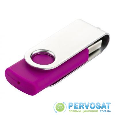 USB флеш накопитель eXceleram 32GB P1 Series Silver/Purple USB 2.0 (EXP1U2SIPU32)