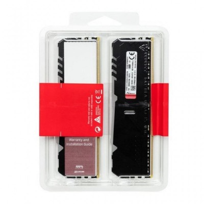 Модуль пам'яті для комп'ютера DDR4 64GB (2x32GB) 3200 MHz HyperX Fury RGB HyperX (HX432C16FB3AK2/64)