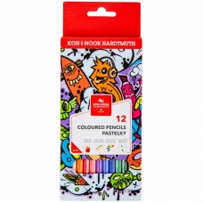 Олівці кольорові Koh-i-Noor Teenage 12 кольорів (3552) Олівці кольорові Koh-i-Noor Teenage 12 кольорів (3552)