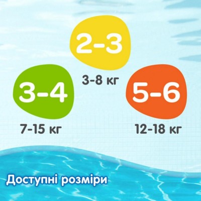 Підгузок Huggies Little Swimmer 2-3 20 шт (5029053537818)