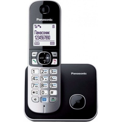 Радіотелефон DECT Panasonic KX-TG6811UAB, Black