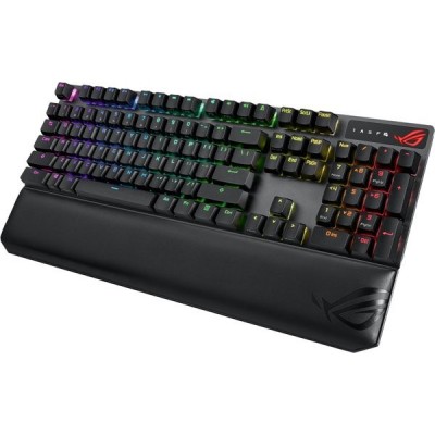 Клавіатура ASUS ROG Strix Scope RGB 105key NX Red Wireless Deluxe USB/WL/BT RU Black