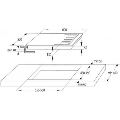 Комплект Gorenje (духовка електрична BO6735E02BK + поверхня газова G641EB), 740147, чорн