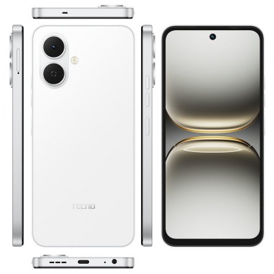 Смартфон TECNO Spark Go 2 (KM4) 6.67" 3/64ГБ, 2SIM, 5000мА•год, Veil White