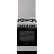 Плита Indesit IS5G5PHX/E комбі/50х60/А/57л/емаль/конвекція/газ.контр./електроподж/гриль/нерж.сталь