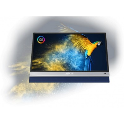 Монітор портативний LCD 13.3&quot; Asus ZenScreen MQ13AH mHDMI, 2xUSB-C, OLED, 1ms, 100%DCI-P3, HDR10, Smart cover