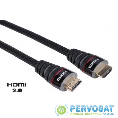 Кабель мультимедийный Vinga HDMI to HDMI 1.8m (HDMI01-1.8)