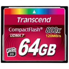 Карта пам'яті Transcend 64GB 800x (TS64GCF800) Карта пам'яті Transcend 64GB 800x (TS64GCF800)