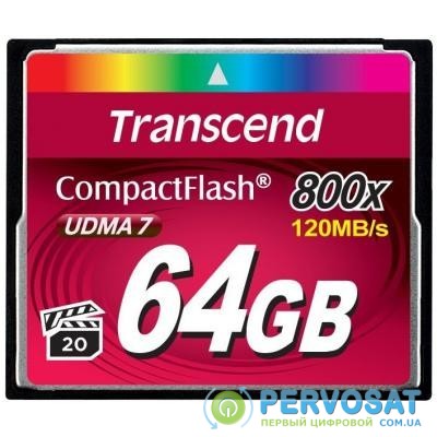 Карта памяти Transcend 64GB 800x (TS64GCF800)