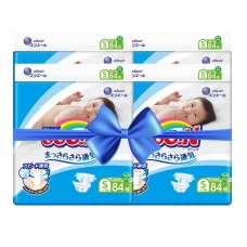 Підгузок GOO.N для дітей 4-8 кг, S, унісекс 336 шт. (853942-4) Підгузок GOO.N для дітей 4-8 кг, S, унісекс 336 шт. (853942-4)