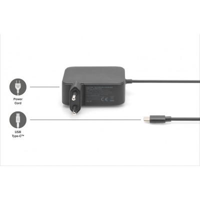 Зарядний пристрій DIGITUS notebook USB-C, 100W GaN