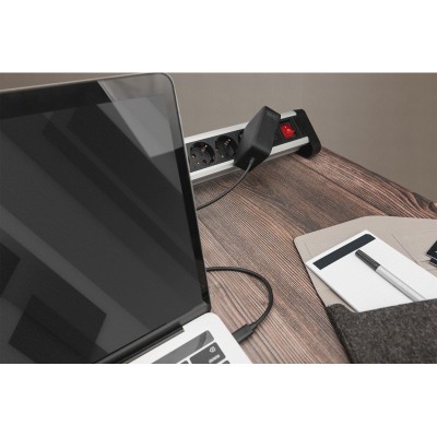 Зарядний пристрій DIGITUS notebook USB-C, 100W GaN