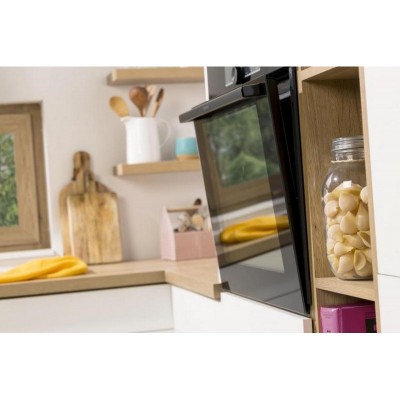 Духова шафа Gorenje електрична, 77л, A+, TouchFree, пара, дисплей, Wi-Fi керування, піроліз, готув. на різн рівнях, нерж