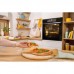 Духова шафа Gorenje електрична, 77л, A+, TouchFree, пара, дисплей, Wi-Fi керування, піроліз, готув. на різн рівнях, нерж