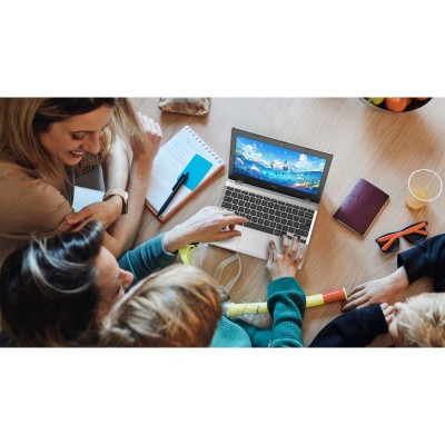 Ноутбук Acer Chromebook CB311-12H 11" IPS, Intel C N100, 8GB, F128GB, UMA, ChromeOS, сріблястий