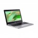 Ноутбук Acer Chromebook CB311-12H 11" IPS, Intel C N100, 8GB, F128GB, UMA, ChromeOS, сріблястий