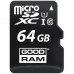 Карта памяти GOODRAM 64GB microSDXC Class 10 (M1AA-0640R12)